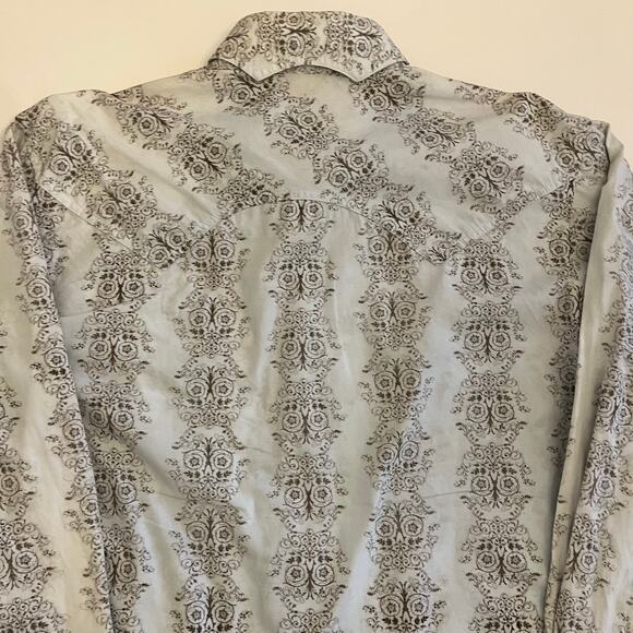 Panhandle Slim Brooks & Dunn Collection Shirt Mens M Western Pearl Snap Blue - Picture 8 of 16